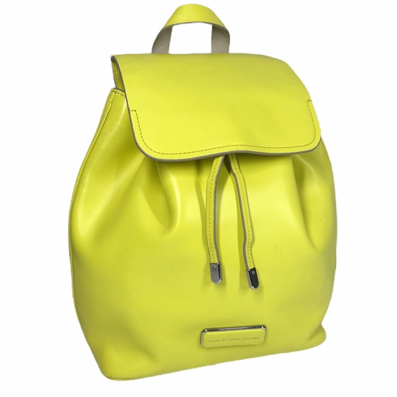 Marc Jacobs Handbags - Marc Jacobs Ligero Leather Flap Top Backpack Purse